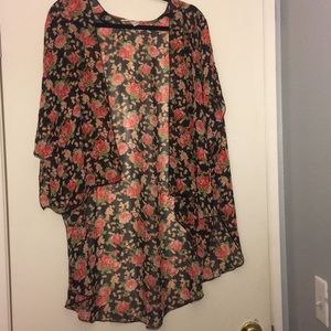 Kimono, throw over cardigan